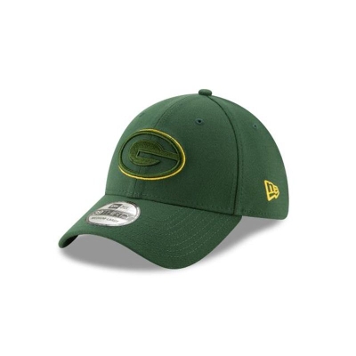 Green Bay Packers Gorra | New Era NFL Logo Elements 39thirty Stretch Fit Cap Mexico - Verdes